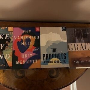 Four Hardcover Fiction Books by Award Winning Black Authors